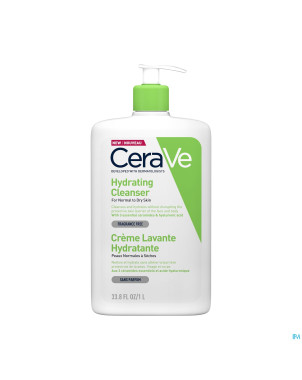 Cerave creme lavante hydratante pompe fl  1l
