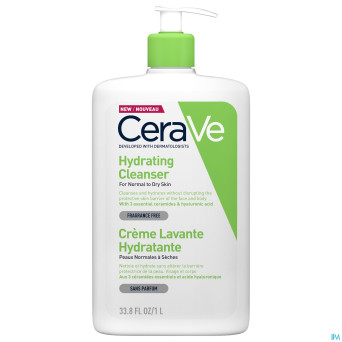 Cerave creme lavante hydratante pompe fl  1l