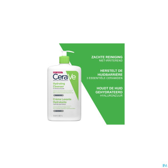 Cerave creme lavante hydratante pompe fl  1l