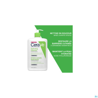 Cerave creme lavante hydratante pompe fl  1l