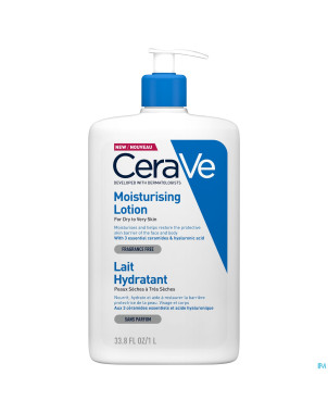 Cerave lait hydratant pompe fl 1l