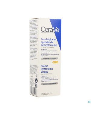 Cerave creme hydratante visage ip25    52ml