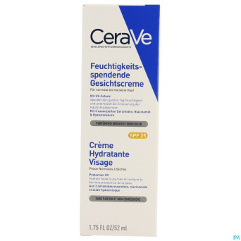 Cerave creme hydratante visage ip25    52ml