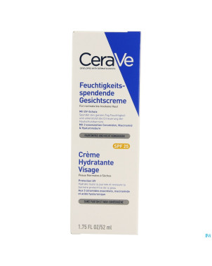 Cerave creme hydratante visage ip25    52ml