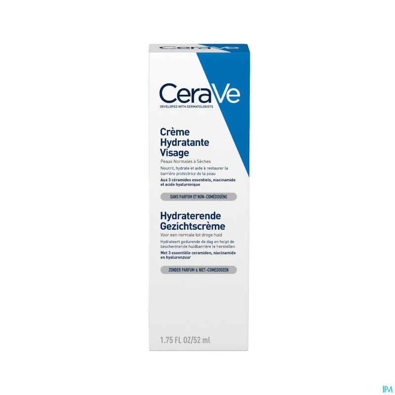 Cerave creme hydratante visage    52ml