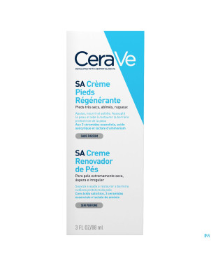 Cerave sa creme pieds regenerante    88ml