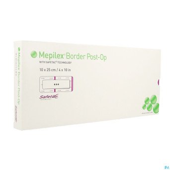 Mepilex border post-op pans    10x25cm 5 496455