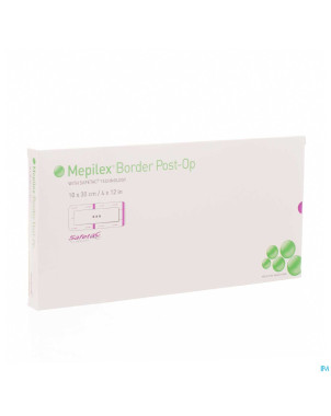 Mepilex border post-op pans    10x30cm 5 496605