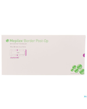 Mepilex border post-op pans    10x30cm 5 496605