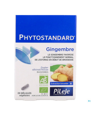 Phytostandard gingembre    caps 20