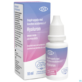 Eureka care collyre yeux secs hyaluron    10ml