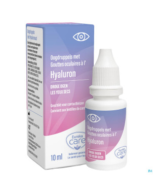 Eureka care collyre yeux secs hyaluron    10ml