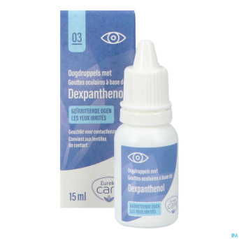 Eureka care collyr.yeux irri.dexpanth.prov.b5 15ml
