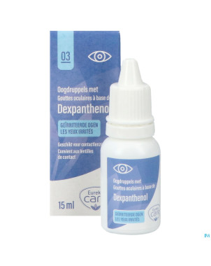 Eureka care collyr.yeux irri.dexpanth.prov.b5 15ml
