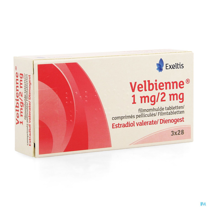 Velbienne 1mg/2mg comp pell  3 x 28