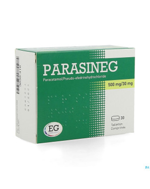 Parasineg 500mg/30mg comp 30