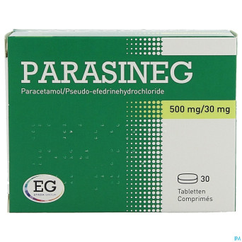 Parasineg 500mg/30mg comp 30