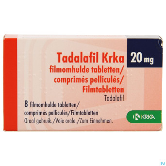 Tadalafil krka comp pell  8 x 20mg