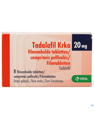 Tadalafil krka comp pell  8 x 20mg