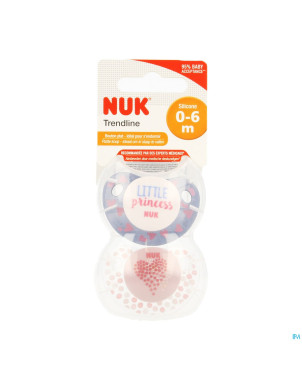 Nuk sucettes 1 trendline day fille 0-6m 2