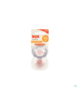 Nuk sucettes 1 trendline day fille 0-6m 2