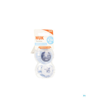 Nuk sucettes 2 trendline day garcon 6-18m 2