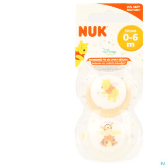 Nuk sucettes 1 trendline winnie 0-6m 2