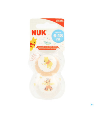 Nuk sucettes 2 trendline winnie 6-18m 2