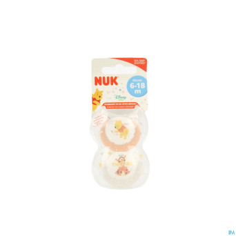 Nuk sucettes 2 trendline winnie 6-18m 2