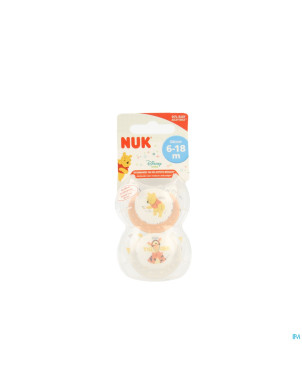 Nuk sucettes 2 trendline winnie 6-18m 2