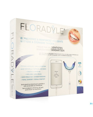 Floradyle blanchiment dent gel 4ml+dentifrice 50ml