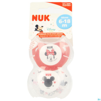 Nuk sucettes 2 trendline minnie 6-18m 2