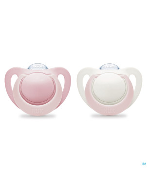 Nuk sucettes 0 genius fille 0-2m 2