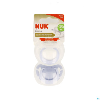 Nuk sucettes 3 genius garcon +18m 2