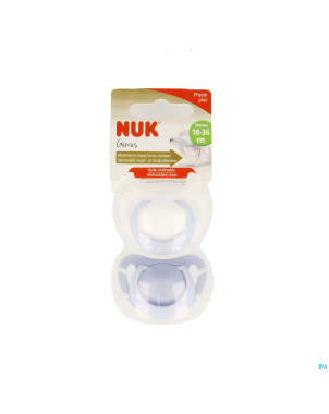 Nuk sucettes 3 genius garcon +18m 2
