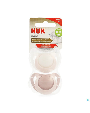 Nuk sucettes 3 genius fille +18m 2