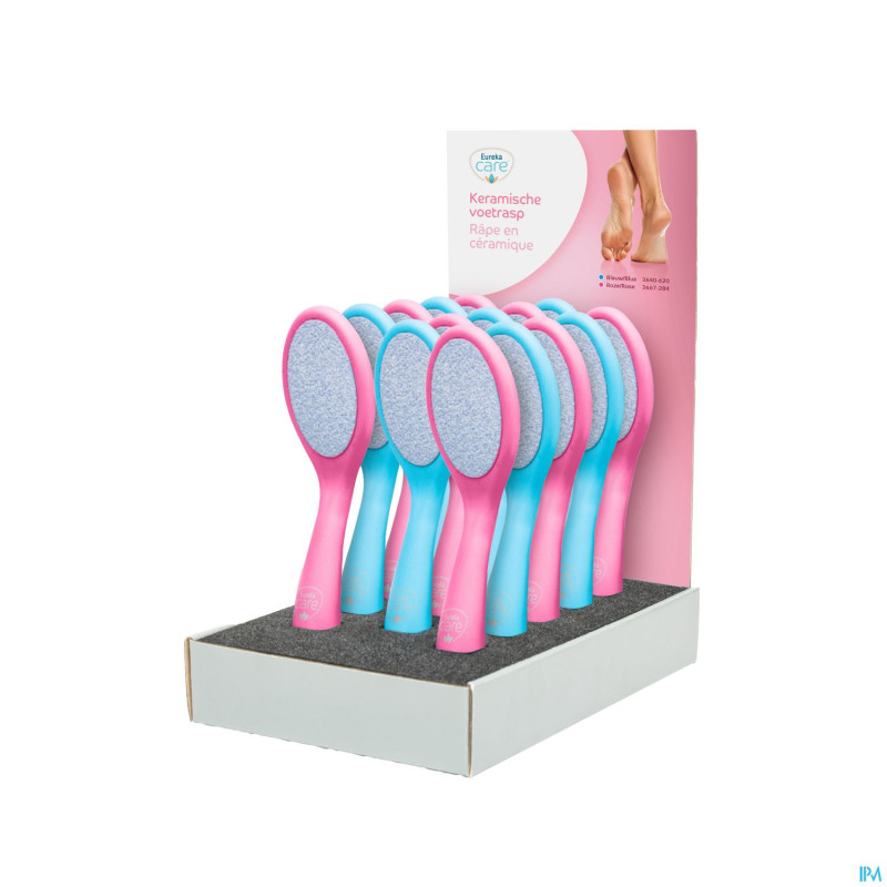 Eureka care rape pied ceramique bleu