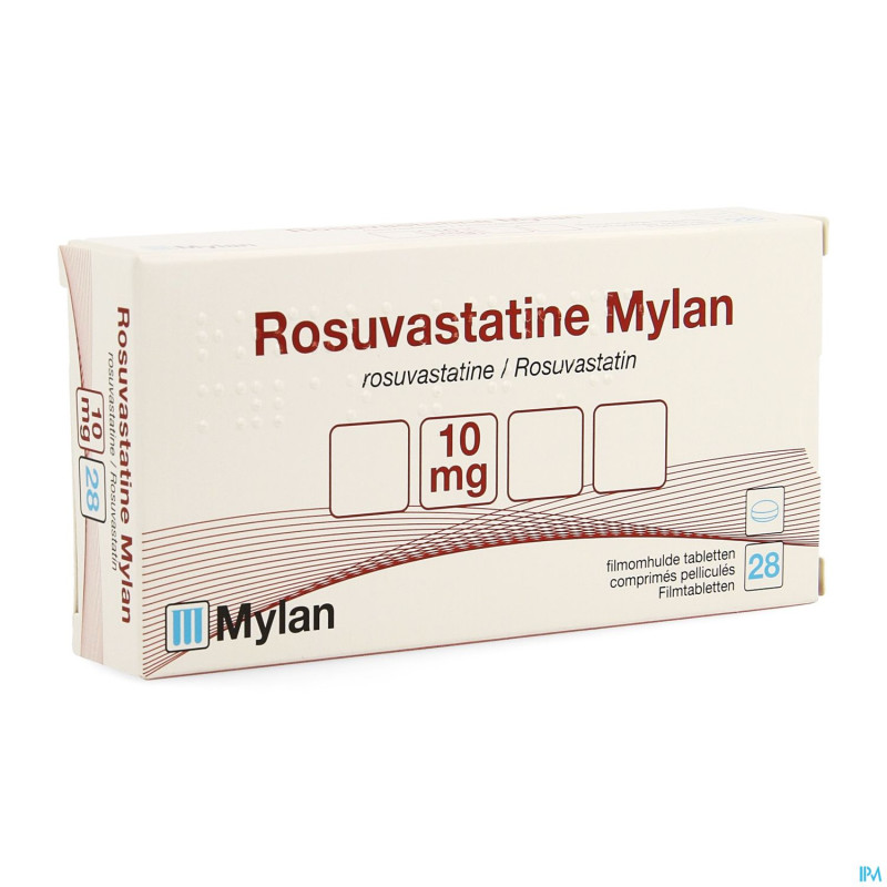 Rosuvastatine viatris 10mg comp pell 28