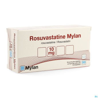 Rosuvastatine viatris 10mg comp pell 98