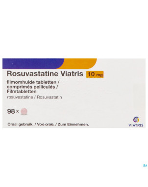 Rosuvastatine viatris 10mg comp pell 98