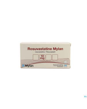Rosuvastatine viatris 10mg comp pell 98