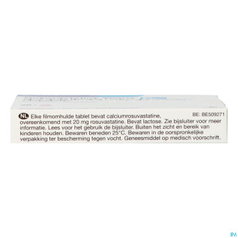 Rosuvastatine viatris 20mg comp pell 28