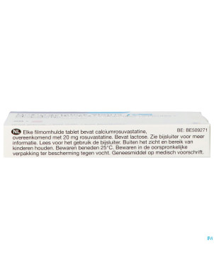 Rosuvastatine viatris 20mg comp pell 28