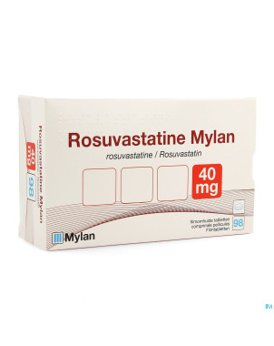 Rosuvastatine viatris 40mg comp pell 98