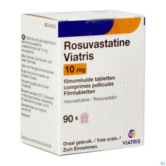 Rosuvastatine viatris 10mg comp pell 90