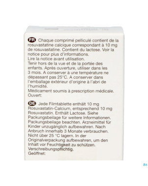 Rosuvastatine viatris 10mg comp pell 90