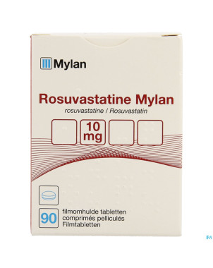 Rosuvastatine viatris 10mg comp pell 90