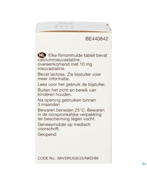 Rosuvastatine viatris 10mg comp pell 90