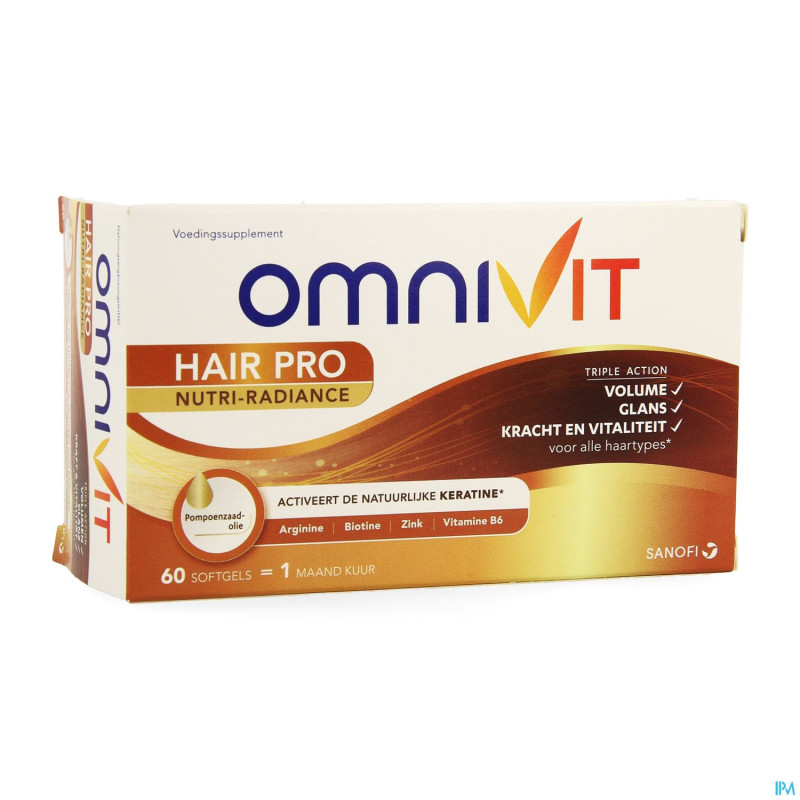 Omnivit hair pro nutri radiance    caps  60