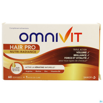 Omnivit hair pro nutri radiance    caps  60